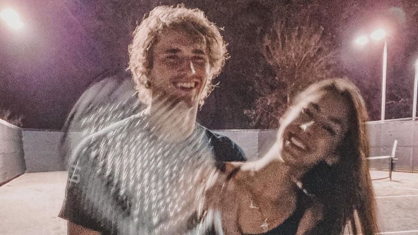 Alexander Zverev und Brenda Patea im Januar 2020