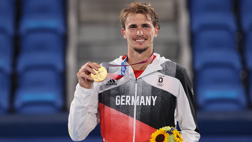 Alexander Zverev bei den Olympischen Spielen in Tokio, 2021