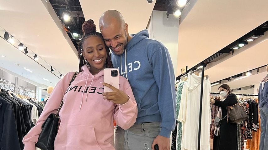 Alexandra Burke und Darren Randolph im Februar 2022