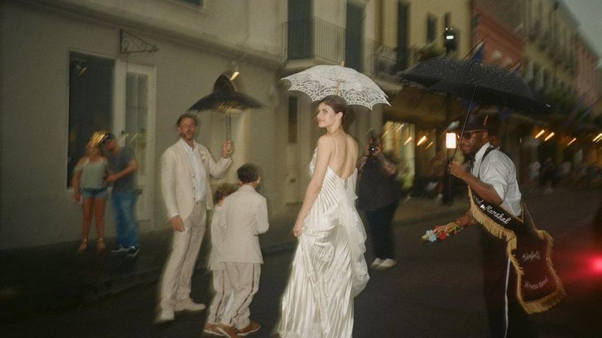 Alexandra Daddario an ihrem Hochzeitstag
