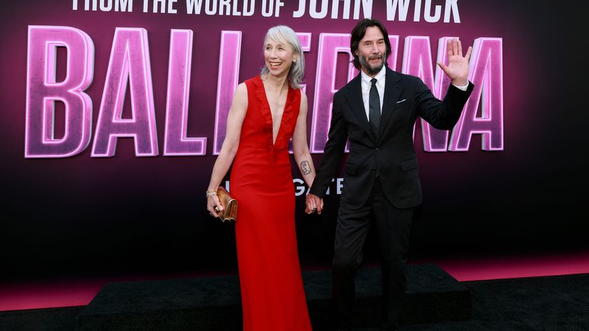 Alexandra Grant und Keanu Reeves im Juni 2025