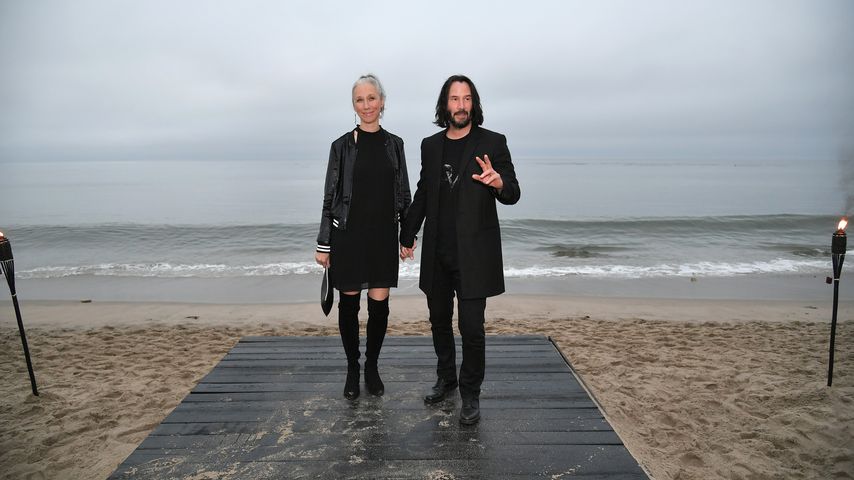 Alexandra Grant und Keanu Reeves in Malibu, 2019