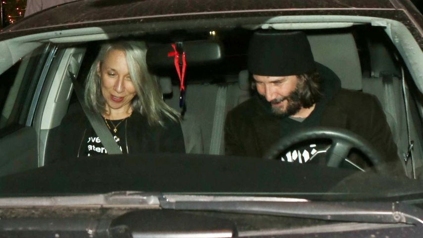 Alexandra Grant und Keanu Reeves in Hollywood, 2018
