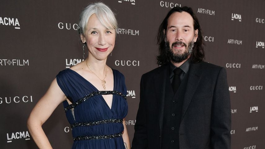 Alexandra Grant und Keanu Reeves, November 2019