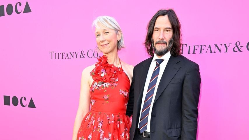 Alexandra Grant und Keanu Reeves, April 2023