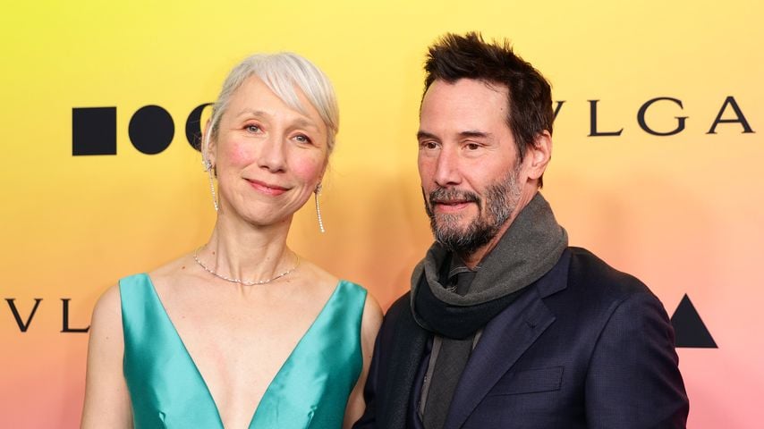 Alexandra Grant und Keanu Reeves, April 2024