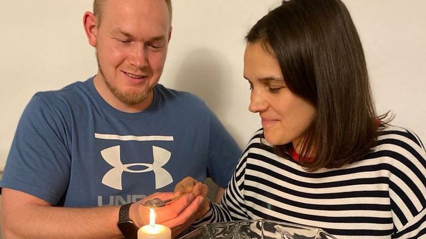 Alexandra Gregus und ihr Verlobter