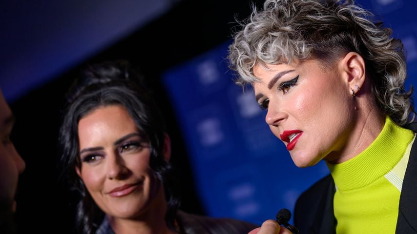 Alexandra Krieger und Ashlyn Harris im Februar 2023