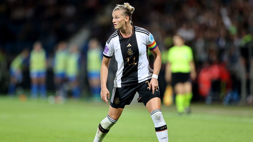 Alexandra Popp beim Spiel gegen Island, Bochum im September 2023
