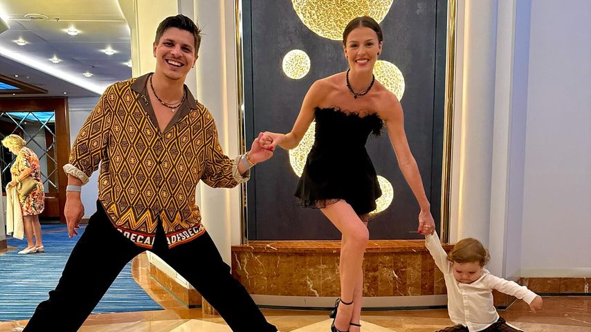 Alexandru und Patricija Ionel mit ihrem Sohn