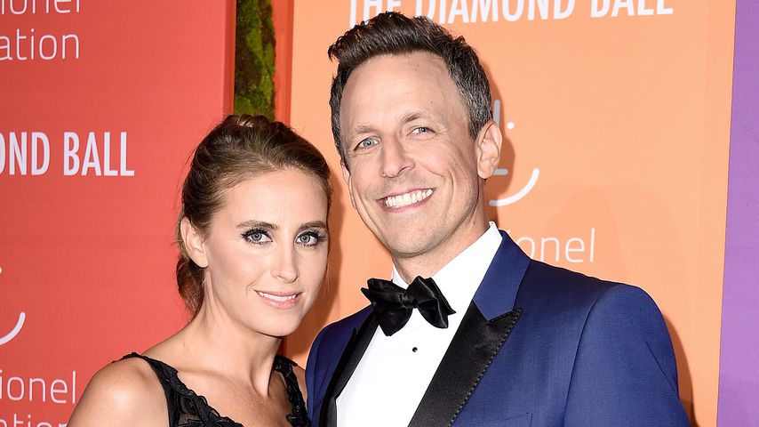 Alexi Ashe und Seth Meyers im September 2019 in New York City