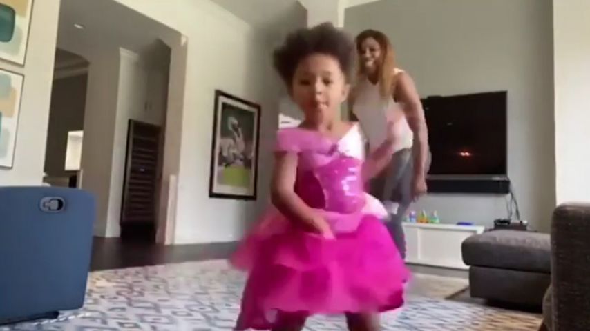 Alexis Olympia und Serena Williams