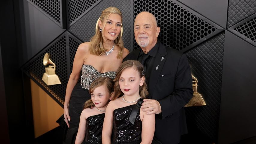 Alexis Roderick, Della Joel, Remy Joel, und Billy Joel, Februar 2024