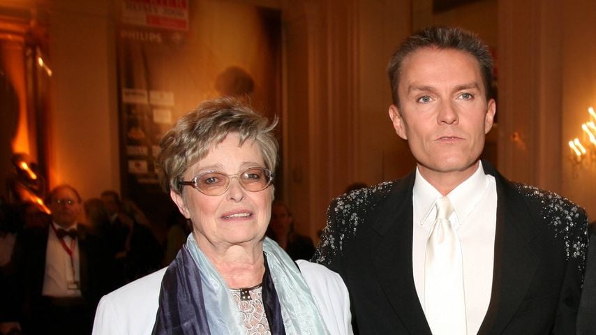 Alfons Haider mit Mutter Anna, 2006 in Wien