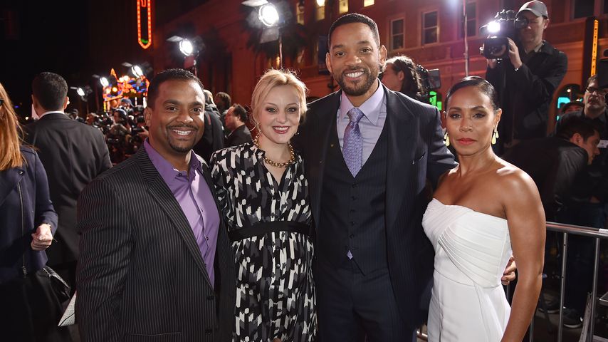 Die Ehepaare Alfonso Ribeiro & Angela Unkrich sowie Will Smith & Jada Pinkett Smith in Hollywood