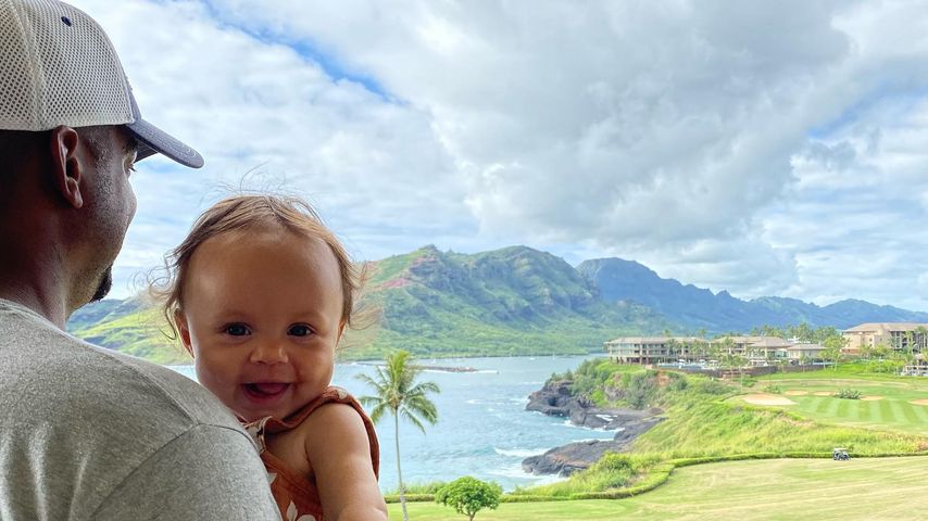 Alfonso Ribeiro mit seiner Tochter Ava im November 2019