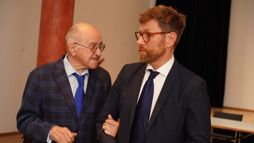 Alfred Biolek mit seinem Adoptivsohn Scott Biolek-Ritchie