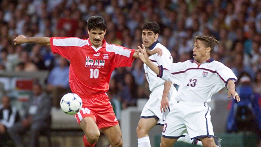Ali Daei bei der Fußball-WM 1998