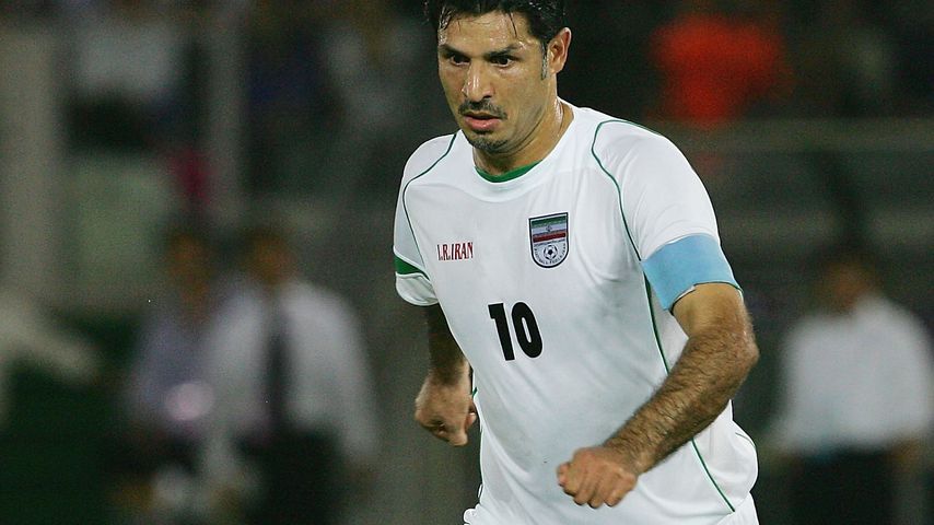 Ali Daei bei der Fußball-WM in Japan im August 2005