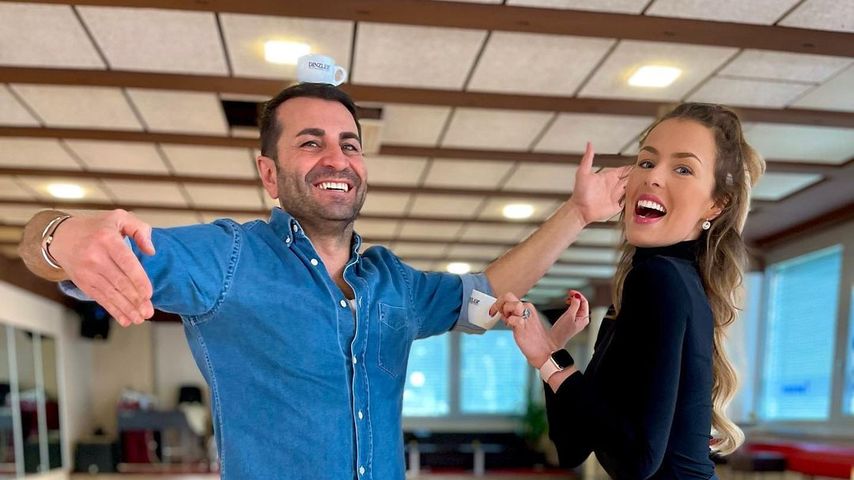 Ali Güngürmüs mit Patricija Ionel bei "Let's Dance"-Proben