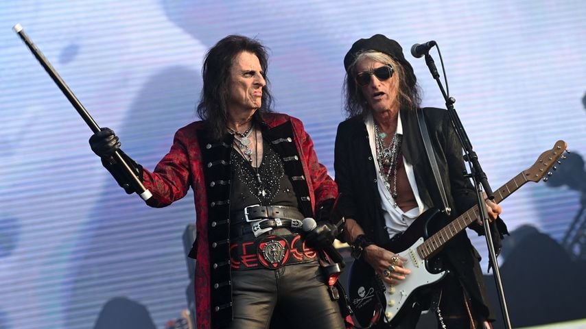 Alice Cooper und Joe Perry im Juni 2023