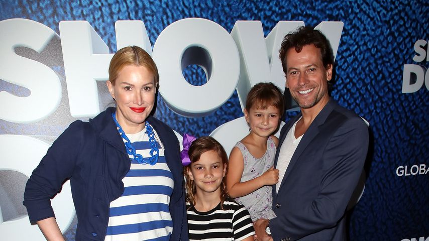 Alice Evans und Ioan Gruffudd mit ihren Töchtern