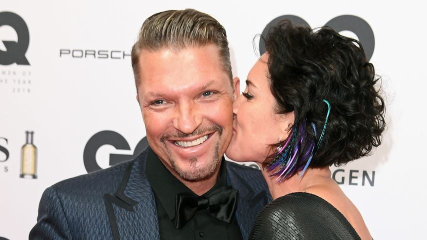 Alice Krüger und Hardy Krüger jr. beim GQ Men of the Year Award, 2018