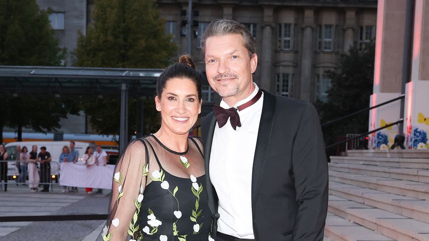 Alice Krüger und Hardy Krüger jr. im Oktober 2023