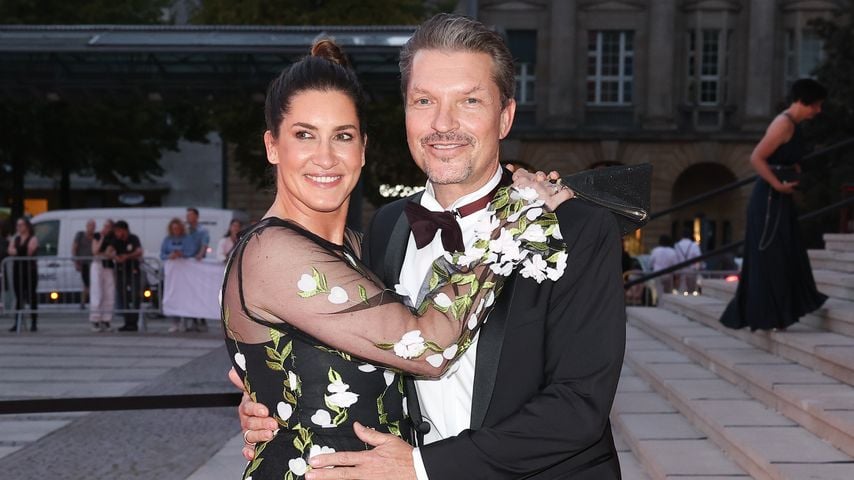 Alice Krüger und Hardy Krüger Jr. beim 28. Leipziger Opernball in Leipzig
