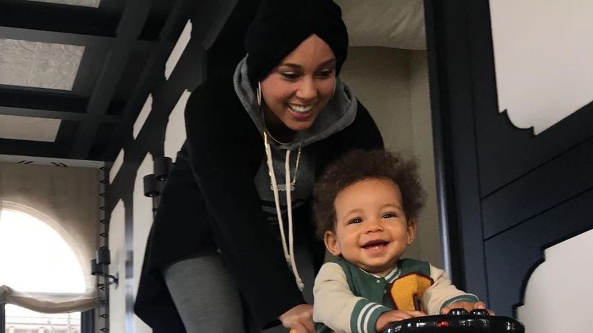 Alicia Keys und ihr Sohn Genesis Ali Dean