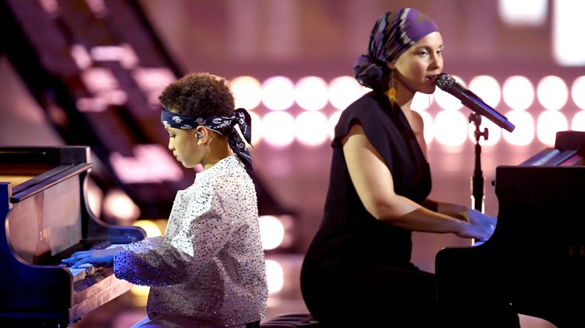 Alicia Keys und ihr Sohn Egypt Daoud Dean bei den iHeartRadio Music Awards in L.A. im März 2019