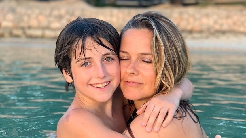 Alicia Silverstone und ihr Sohn Bear im Dezember 2021