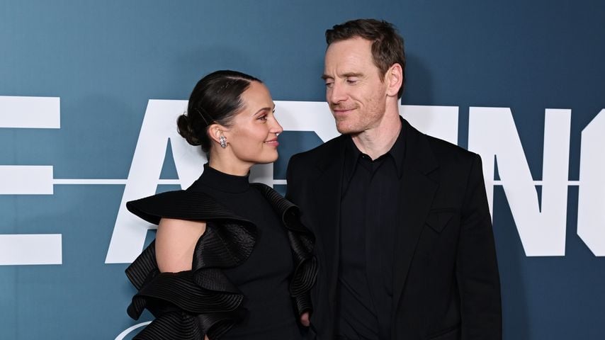 Alicia Vikander und Michael Fassbender im November 2024 in London