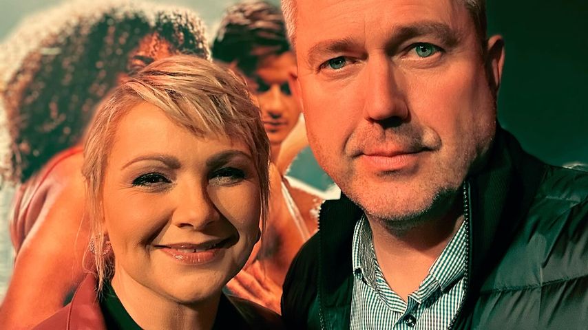 Alida Kurras mit ihrem Partner, "Vegas Rouge"-Premiere im April 2025