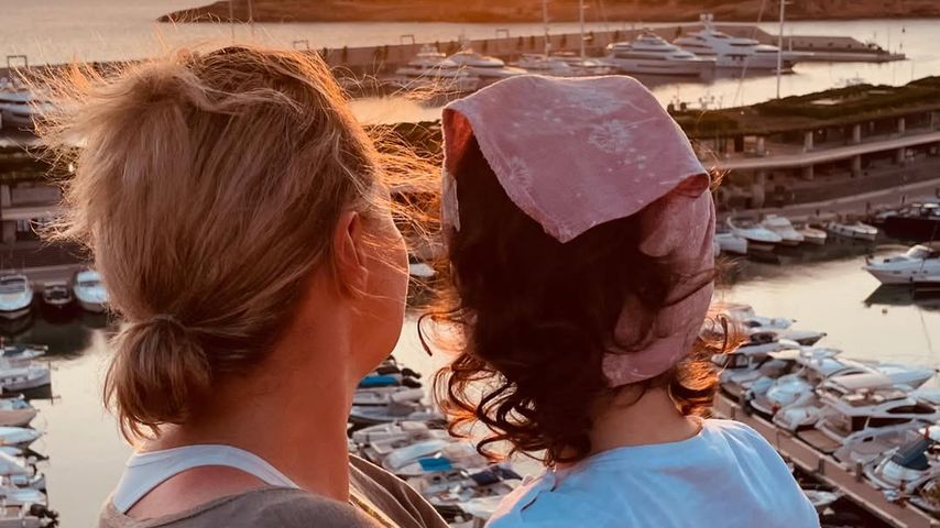 Alida Kurras und ihre Tochter im August 2024