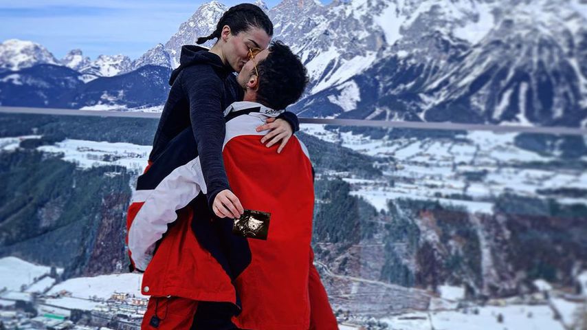 Alina und Brix Schaumburg in Österreich im Februar 2020