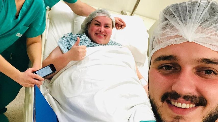 Aline Bachmann im Krankenhaus, Dezember 2019