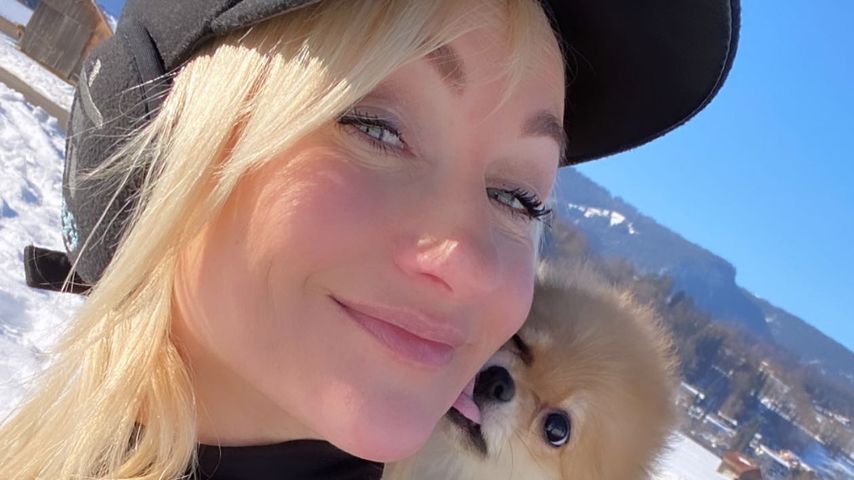 Die Eiskunstläuferin Aljona Savchenko im Januar 2021