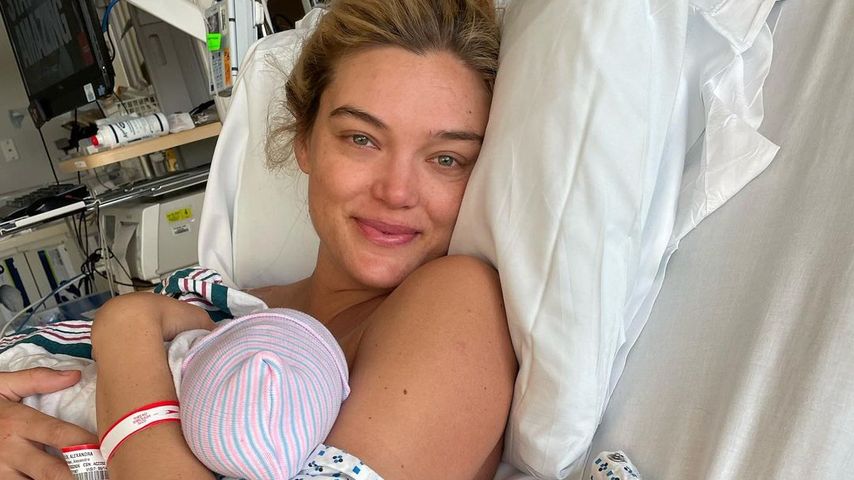 Allie Michler Kopelman mit ihrem Baby