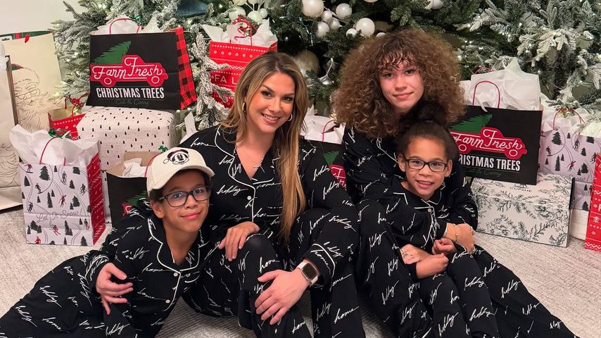 Tänzerin Allison Holker mit ihren drei Kindern, Dezember 2024