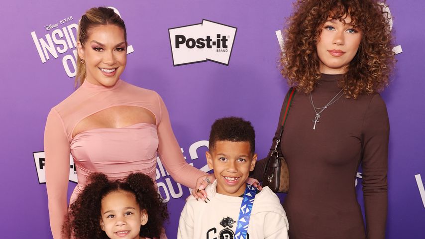 Allison Holker und ihre Kinder Zaia Boss, Maddox Boss und Weslie Fowler