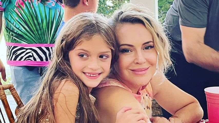 Alyssa Milano und ihre Tochter Elizabella im September 2021
