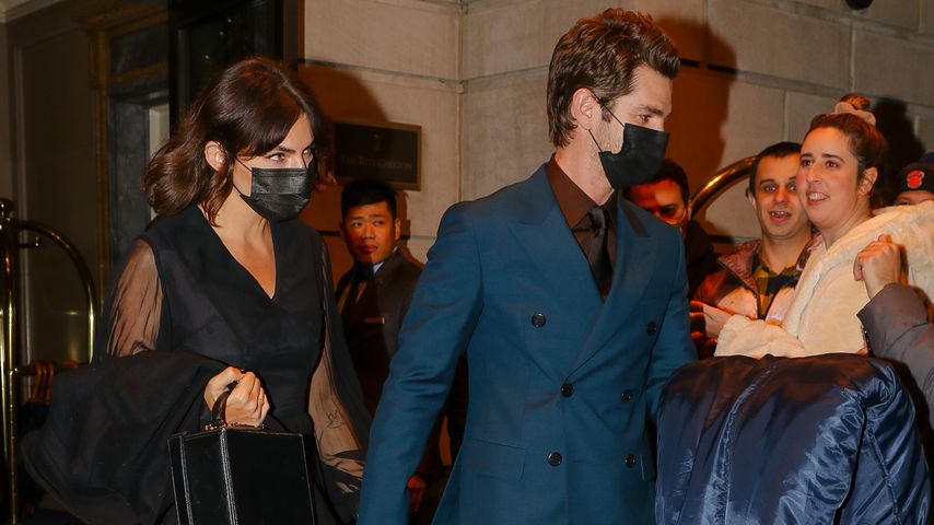 Alyssa Miller und Andrew Garfield im November 2021 in New York