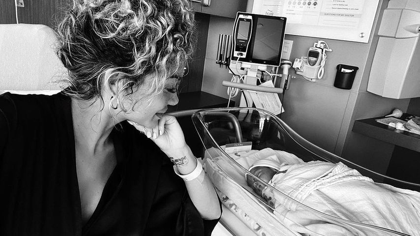 Alyssa Scott mit ihrem Baby Zen