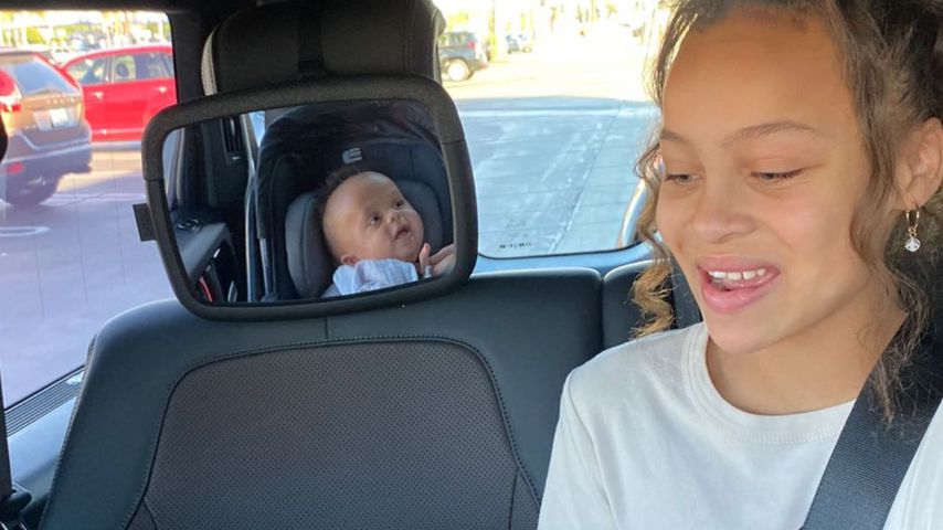 Alyssa Scott mit ihrem Sohn Zen