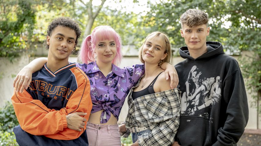 Amadin Piatello, Anastasia Bogomolov, Jamuna Johann und Jeremy Mutschall aus "Köln 50667"