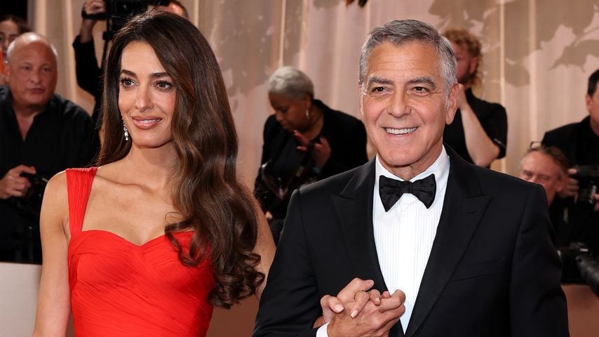 Amal Clooney und George Clooney bei den Golden Globes 2026