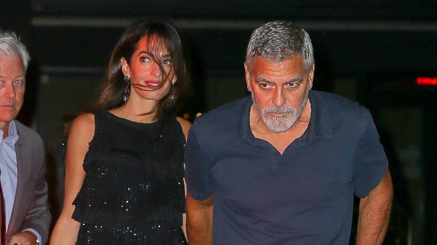 George Clooney mit seiner Frau Amal