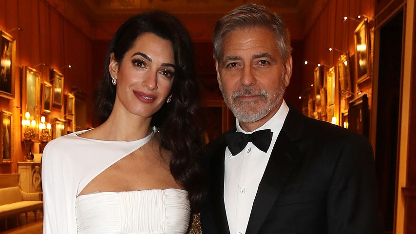 Amal und George Clooney im März 2019 im Buckingham Palace