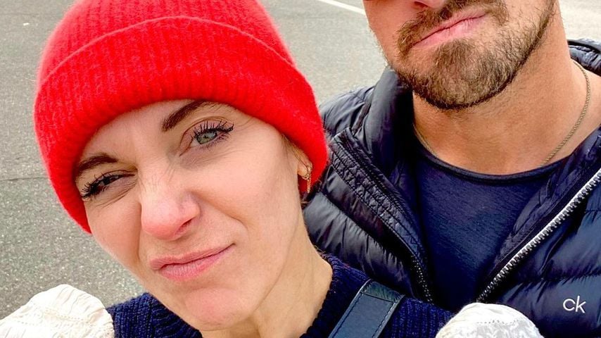 Amanda Abbington und Jonathan Goodwin, Oktober 2021
